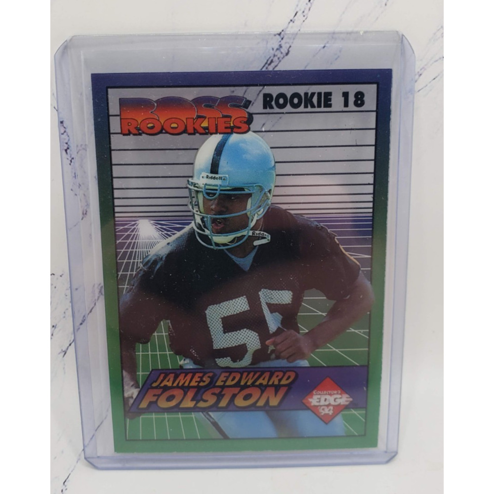 James Edward Folston 1994 Collector's Edge Boss Rookies #18 Rookie Card RC